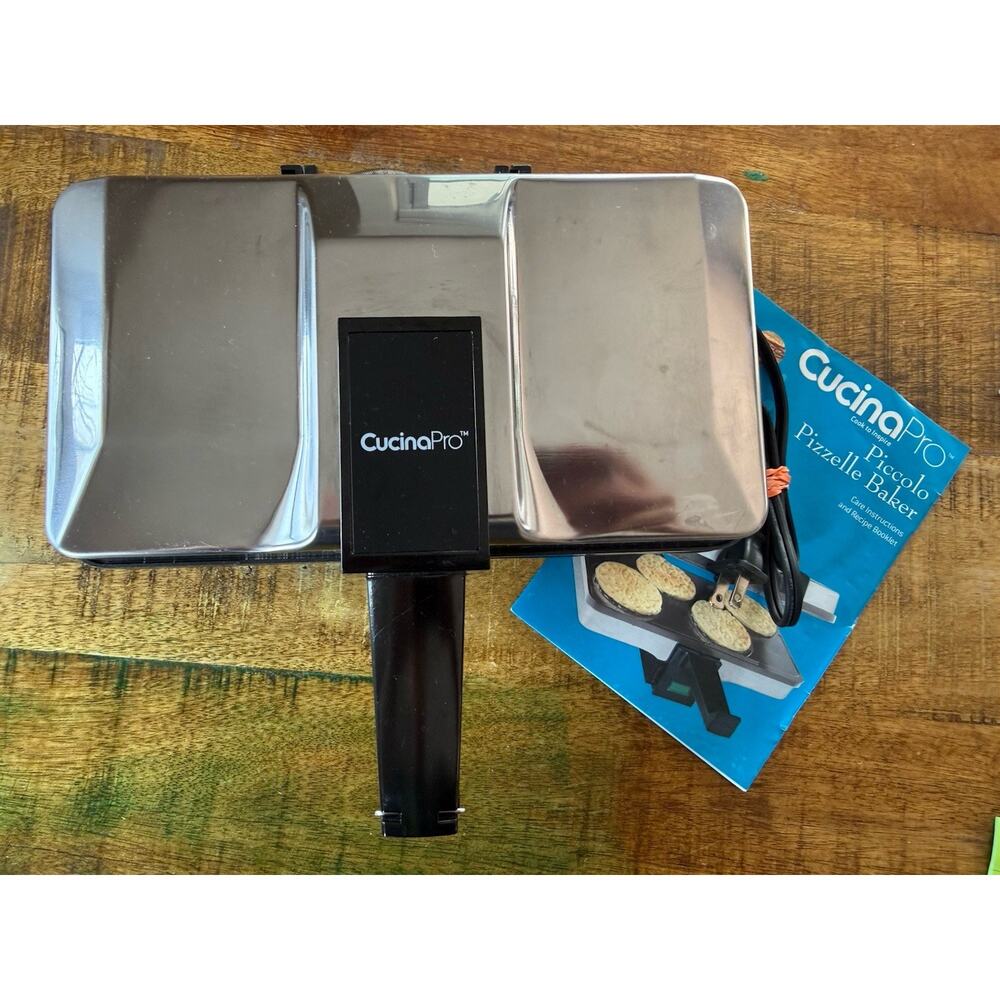 Cucina Pro Pizzelle Baker Model #220-03 Tested EUC